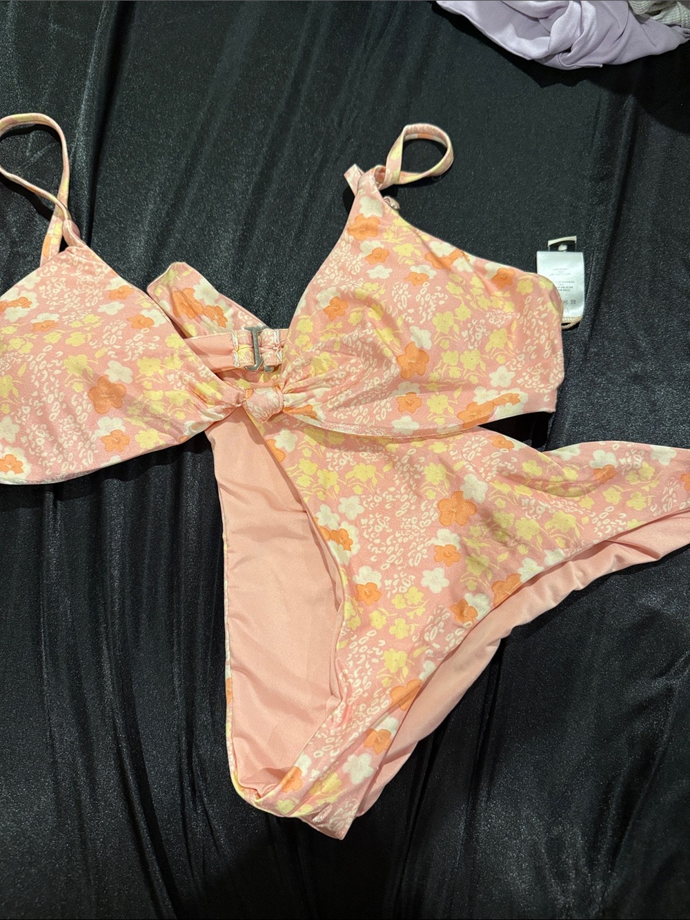 Floral Pink Women's Bikini Set